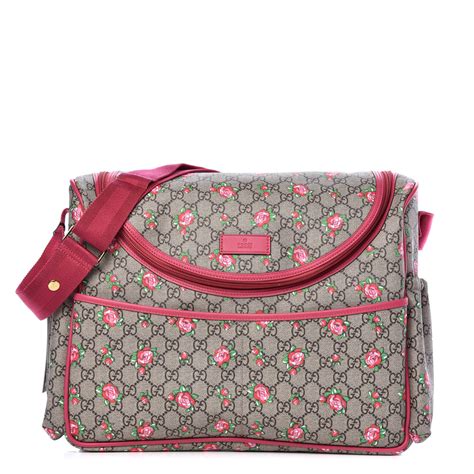 pink gucci diaper bag|authentic gucci diaper bag.